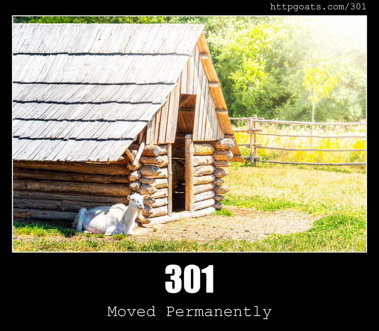 HTTP Status Code 301 Moved Permanently & Goats