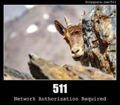 511 Network Authentication Required & Goats